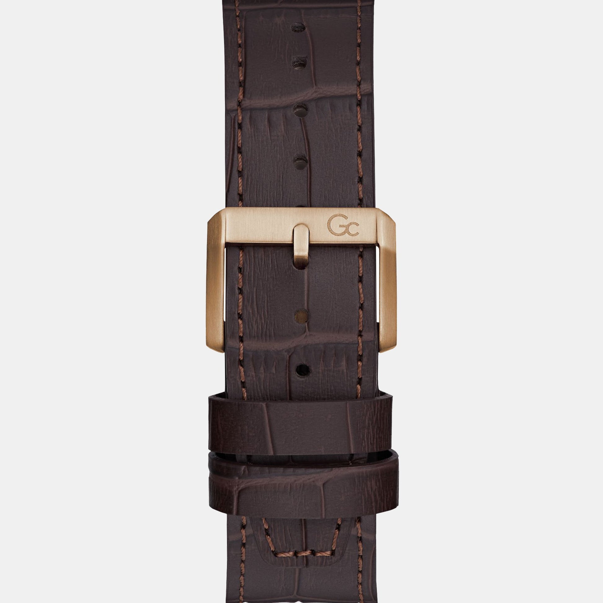 Coussin Sleek Men Quartz Brown Dial Analog Leather Watch Z26005G4MF