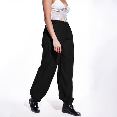 Parachute Pants Combo- Black & Gunmetal
