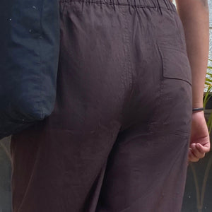 Parachute Pants Combo-Brown & Gunmetal