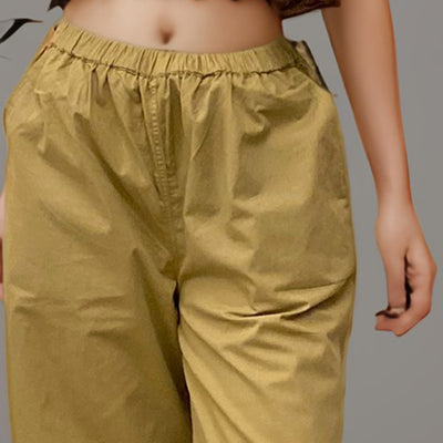 Khaki Parachute Pants