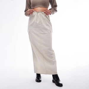 Grey Parachute Skirt