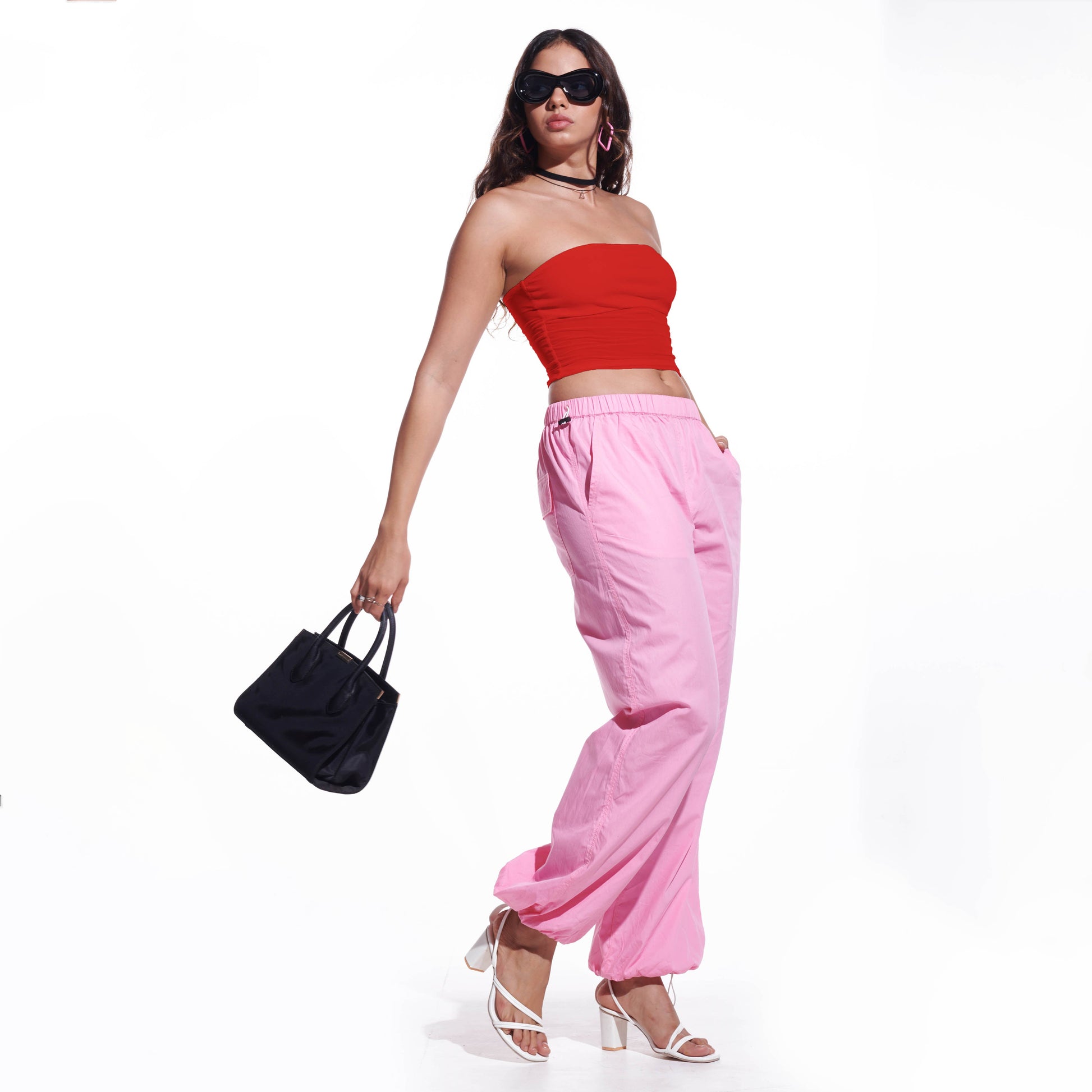 Red Mesh Tube Top