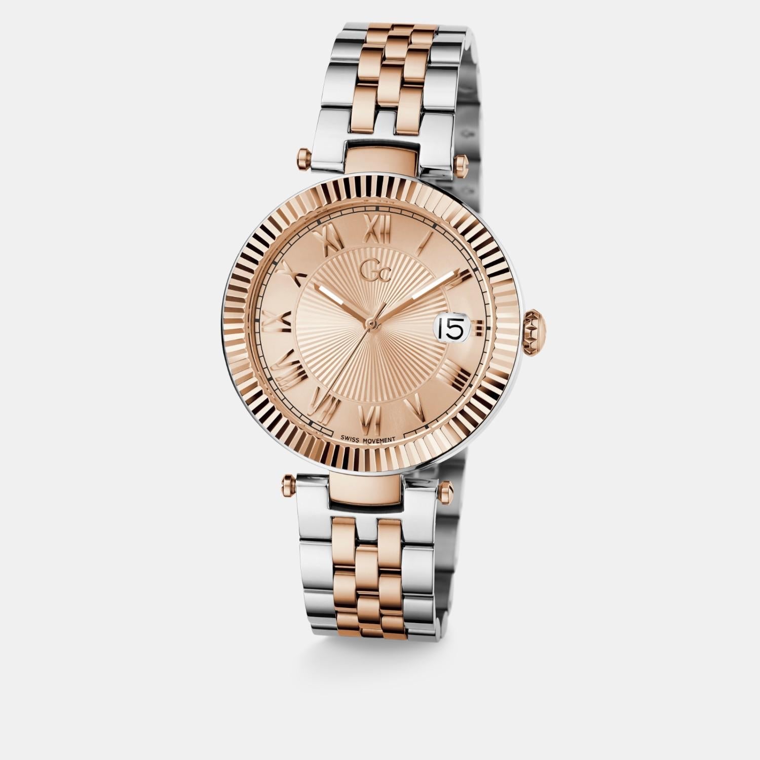 Flair Women Quartz Rose Gold Dial Analog Stainless Steel Watch Z36001L3MF