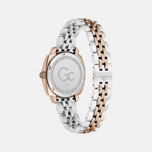 Gc Flair Coussin Lady Women Quartz Green Dial Analog Stainless Steel Watch Z44004L3