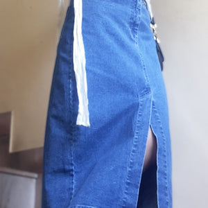 Denim Skirt Combo