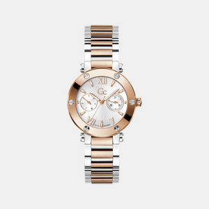 Aura Women Quartz White Dial Analog Stainless Steel Watch Z48002L1MF