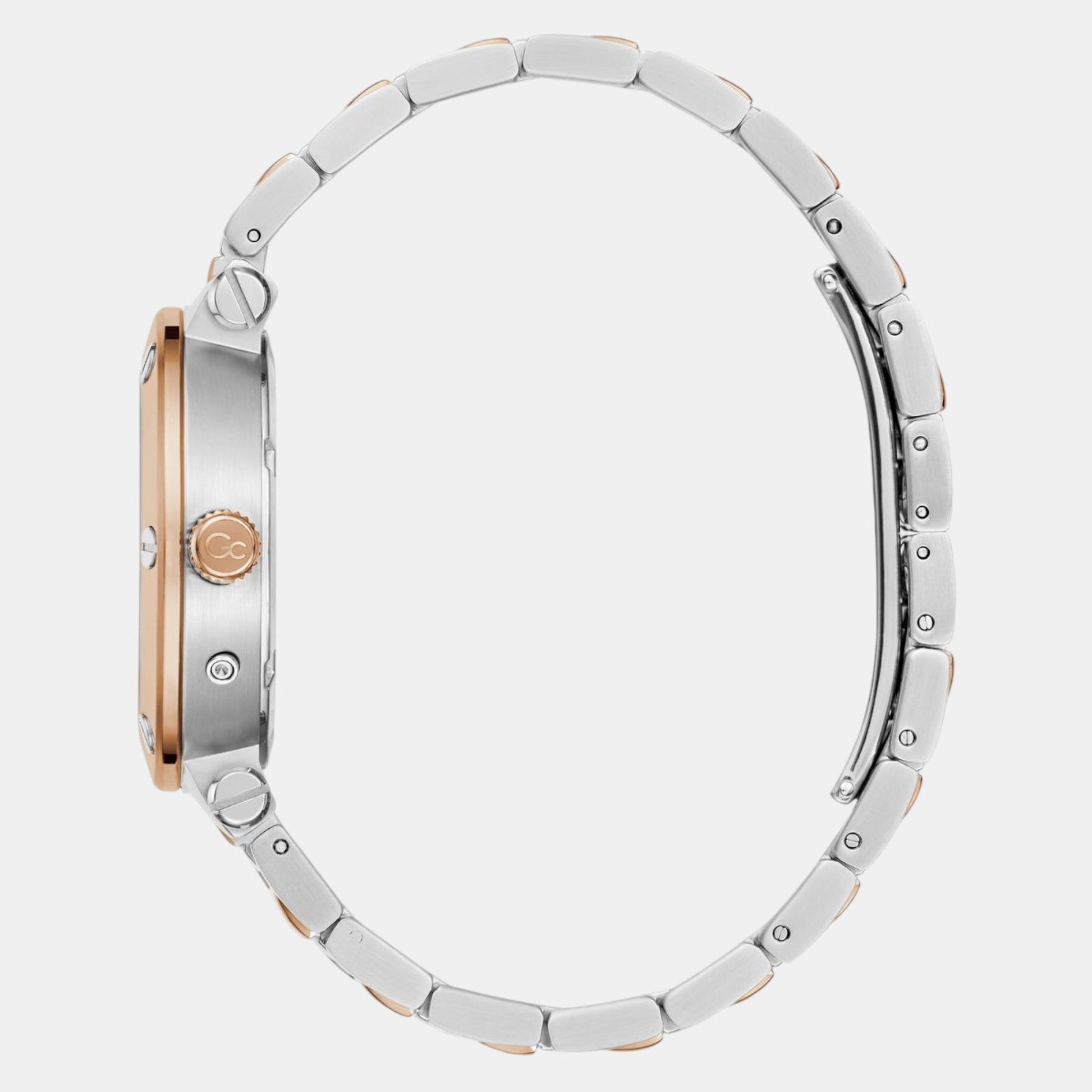Aura Women Quartz White Dial Analog Stainless Steel Watch Z48002L1MF