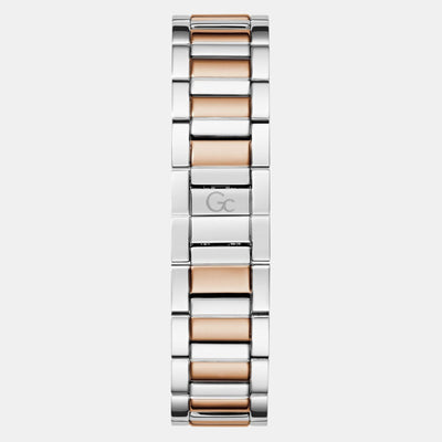 Aura Women Quartz White Dial Analog Stainless Steel Watch Z48002L1MF
