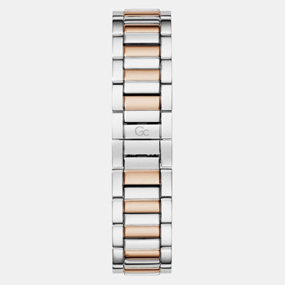 Aura Women Quartz White Dial Analog Stainless Steel Watch Z49001L1MF