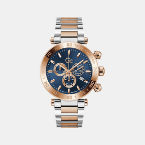 Dress Men Quartz Blue Dial Chronograph Stainless Steel Watch Z50002G7MF