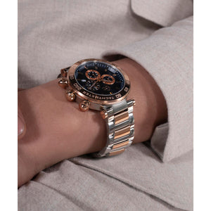 Dress Men Quartz Blue Dial Chronograph Stainless Steel Watch Z50002G7MF