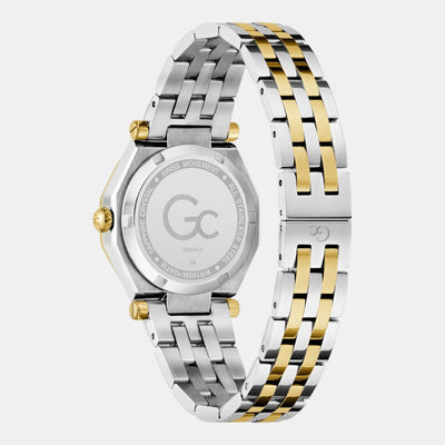 Gc Gleam Women Quartz Green Dial Analog Stainless Steel Watch Z55003L9