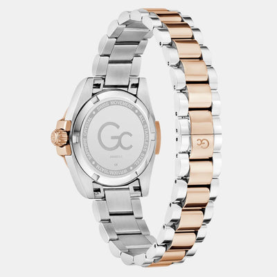Bolt Lady Women Quartz White Dial Analog Stainless Steel Watch Z58001L1