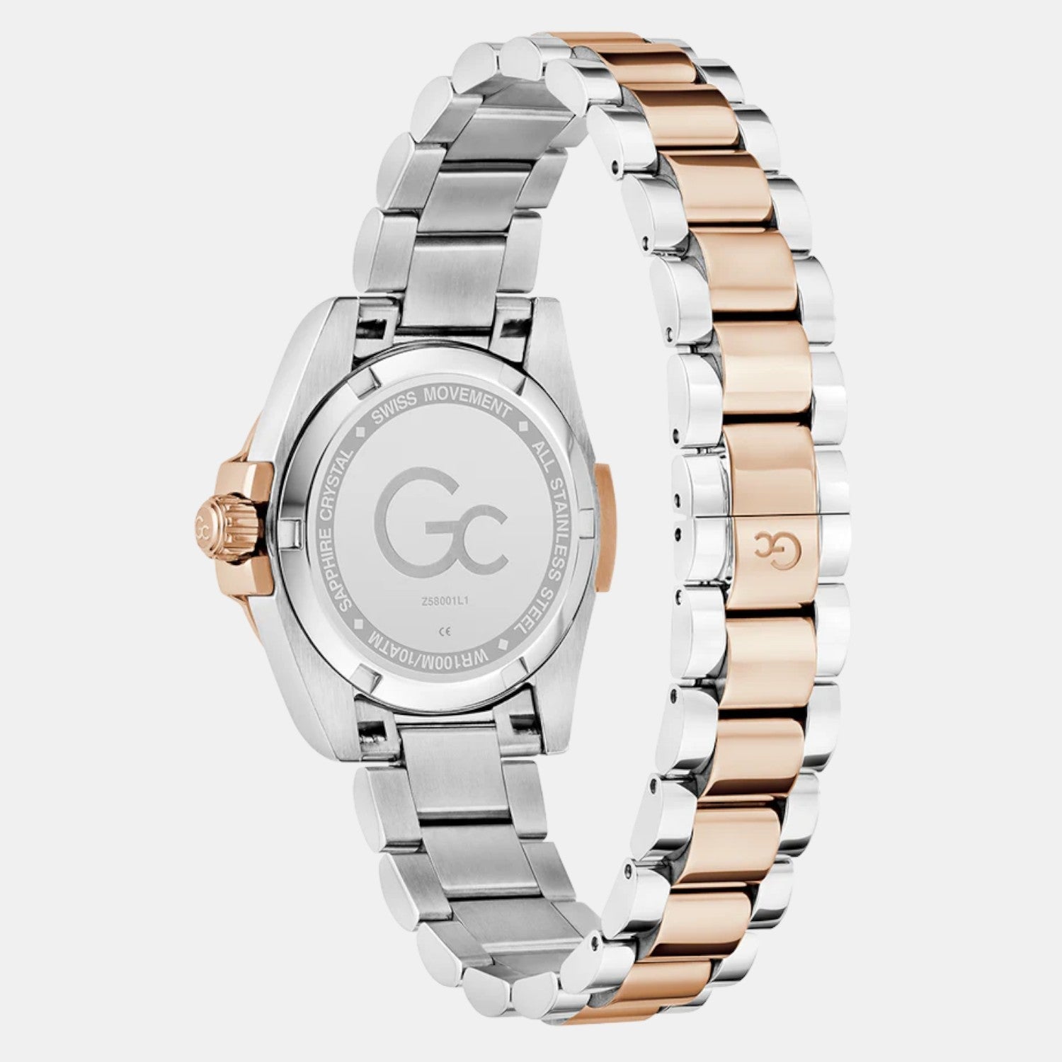 Bolt Lady Women Quartz White Dial Analog Stainless Steel Watch Z58001L1