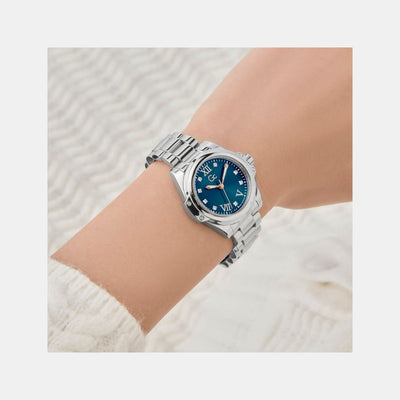Gc Bolt Lady Mini Women Quartz Blue Dial Analog Stainless Steel Watch Z58004L7