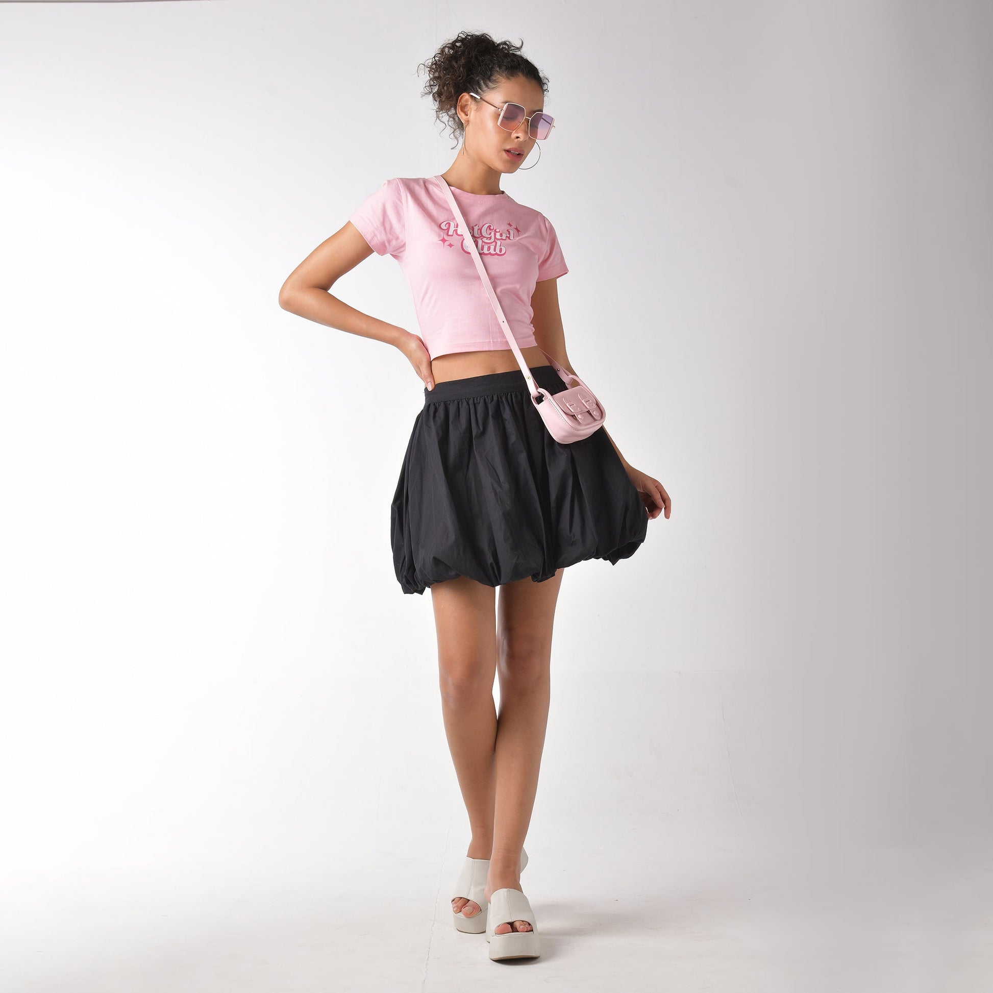Women's Balloon mini skirt