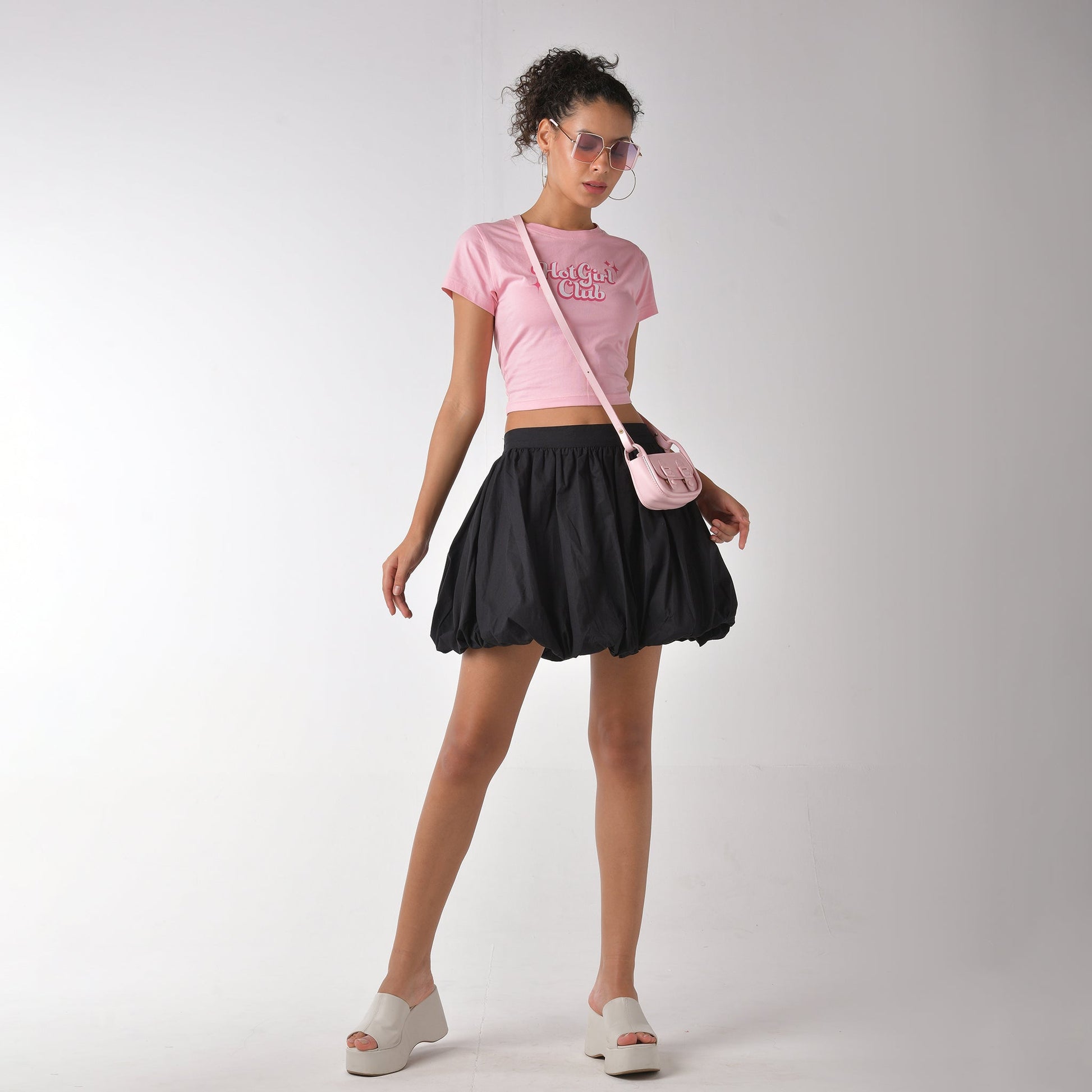 Women's Balloon mini skirt