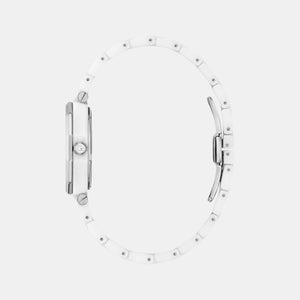 Gc Gleam Women Quartz White Dial Multi-Function Ceramic Watch Z59003L1