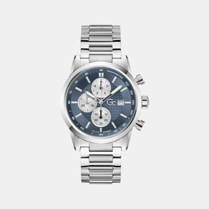 Gallant Men Quartz Blue Dial Chronograph Stainless Steel Watch Z61005G7