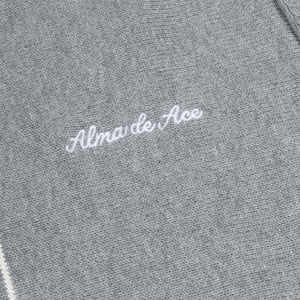 Alma De Ace Zela Knitted Grey Jacket