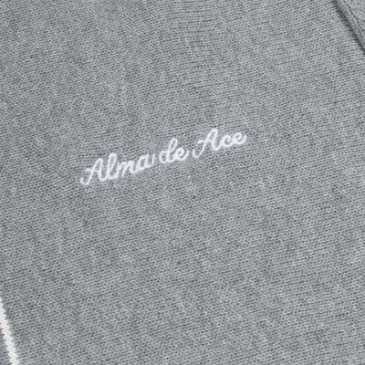 Alma De Ace Zela Knitted Grey Jacket
