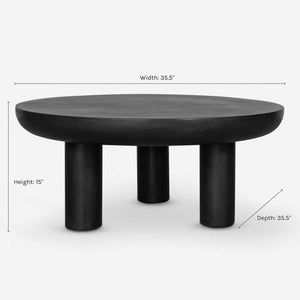 Peagan Indoor / Outdoor Round Coffee Table