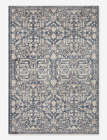 Blue and Ivory