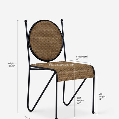 Ziggy Outdoor Dining Chair by Sarah Sherman Samuel