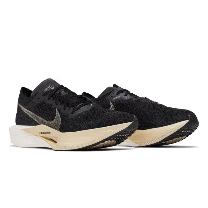Nike ZoomX Vaporfly 3 Black Metallic Gold Grain