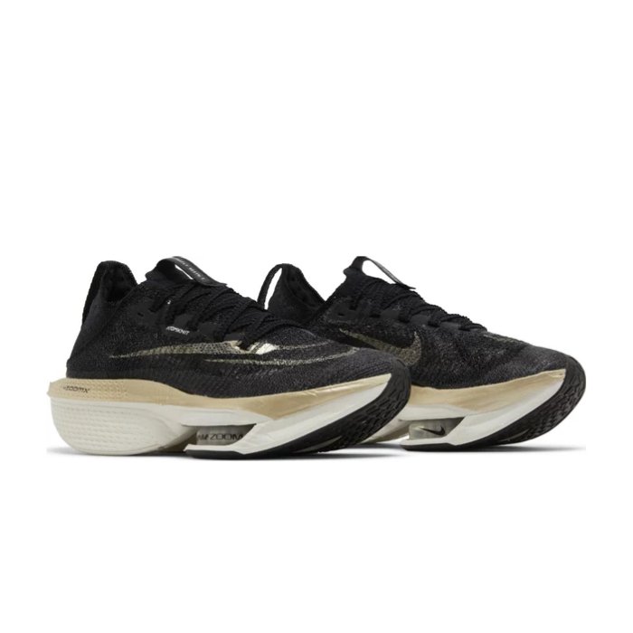 Nike Air Zoom Alphafly Next% 2 Black Metallic Gold Grain
