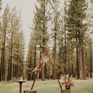 A Woodland Boho Wedding
