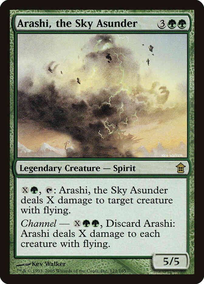 Arashi, the Sky Asunder [121] [Saviors of Kamigawa] [Non-Foil]