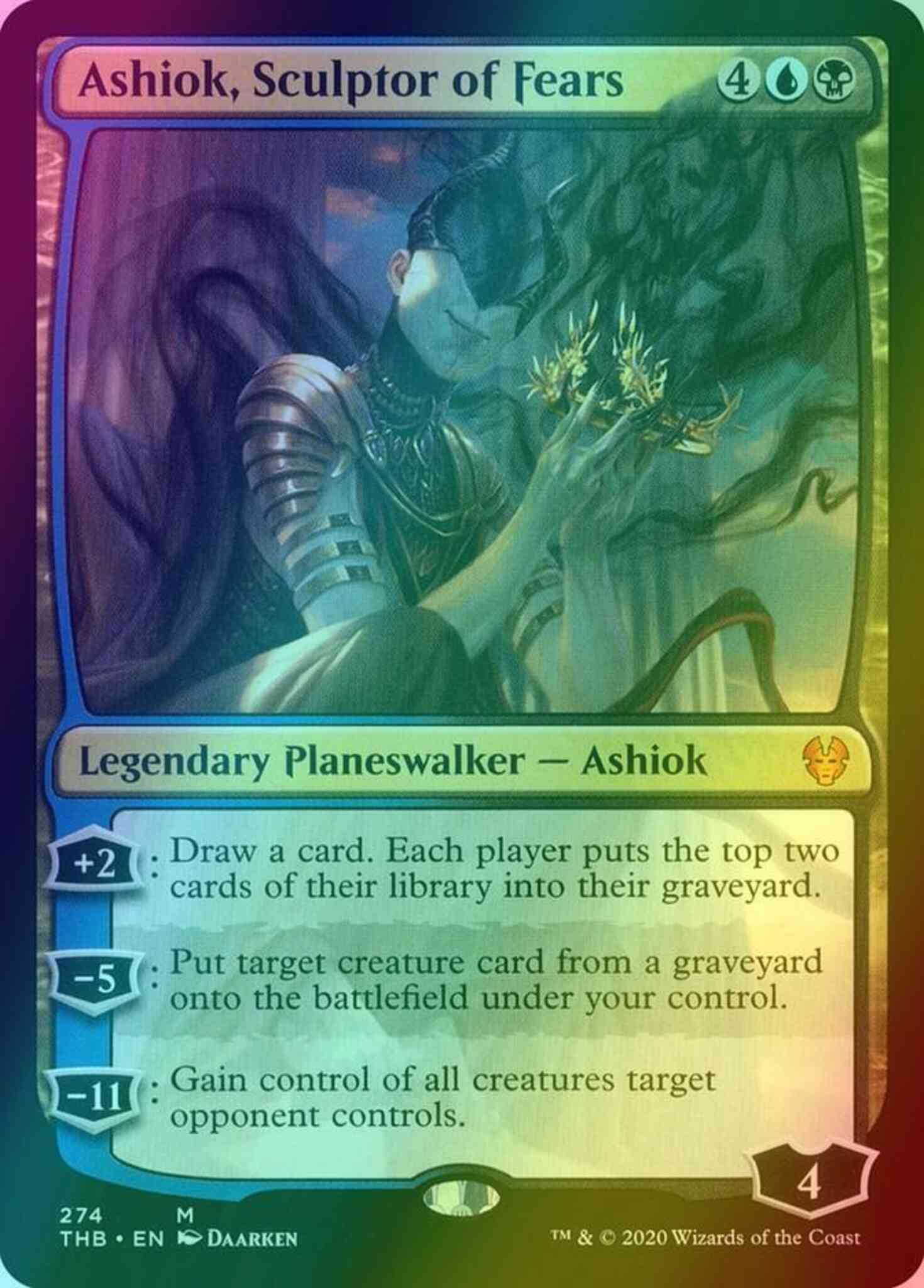 Ashiok, Sculptor of Fears [274] [Theros Beyond Death] [Foil]