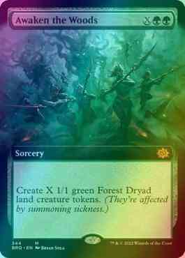 Awaken the Woods [344] [Extended Art] [The Brothers' War] [Foil]