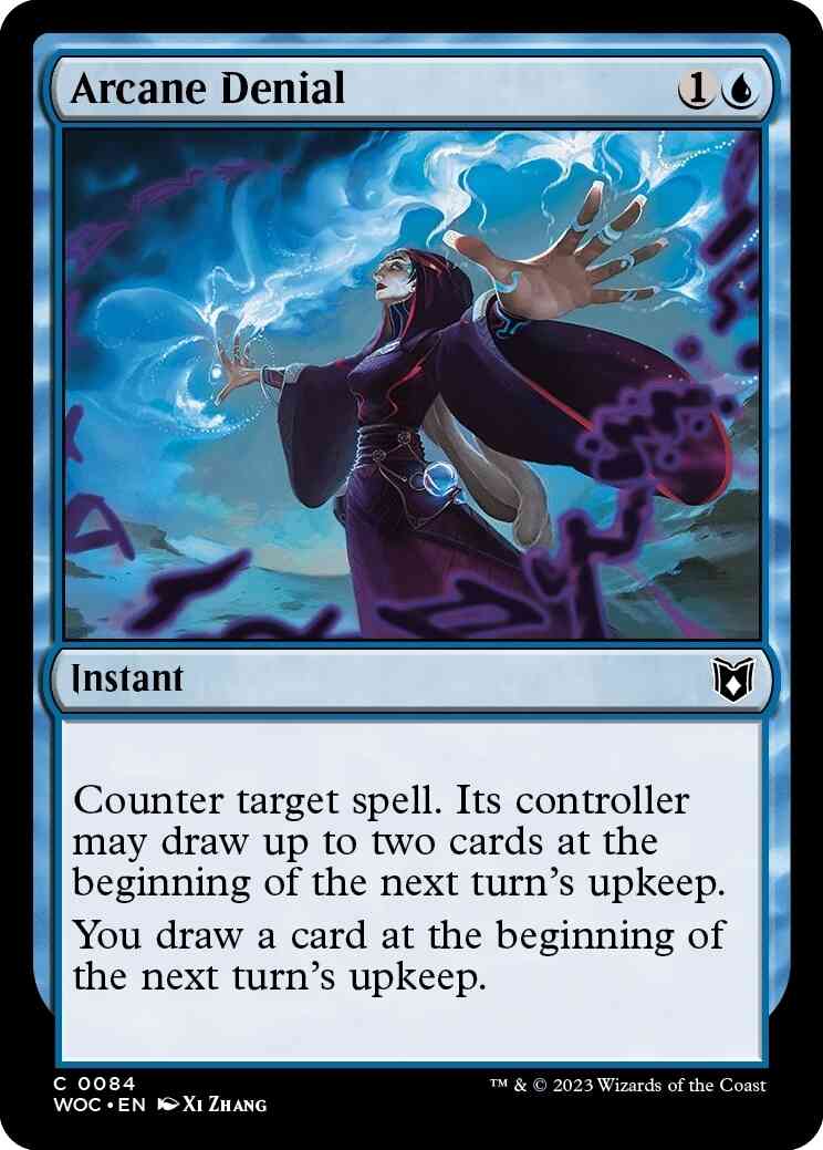 Arcane Denial [84] [Wilds of Eldraine: Commander] [Non-Foil]
