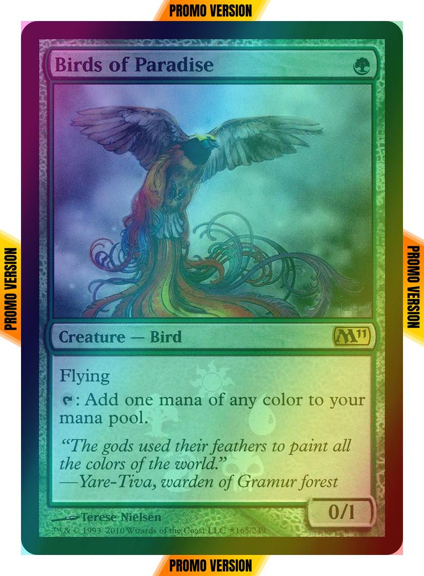 Birds of Paradise [S165] [Magic 2011 Promos] [Foil]
