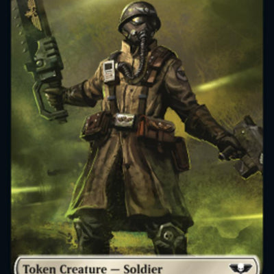 Arco-Flagellant Token (11) // Soldier Token (04) [Universes Beyond: Warhammer 40,000: Tokens] [Non-Foil]