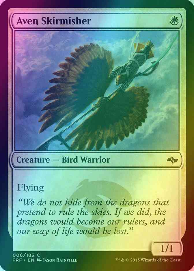 Aven Skirmisher [6] [Fate Reforged] [Foil]