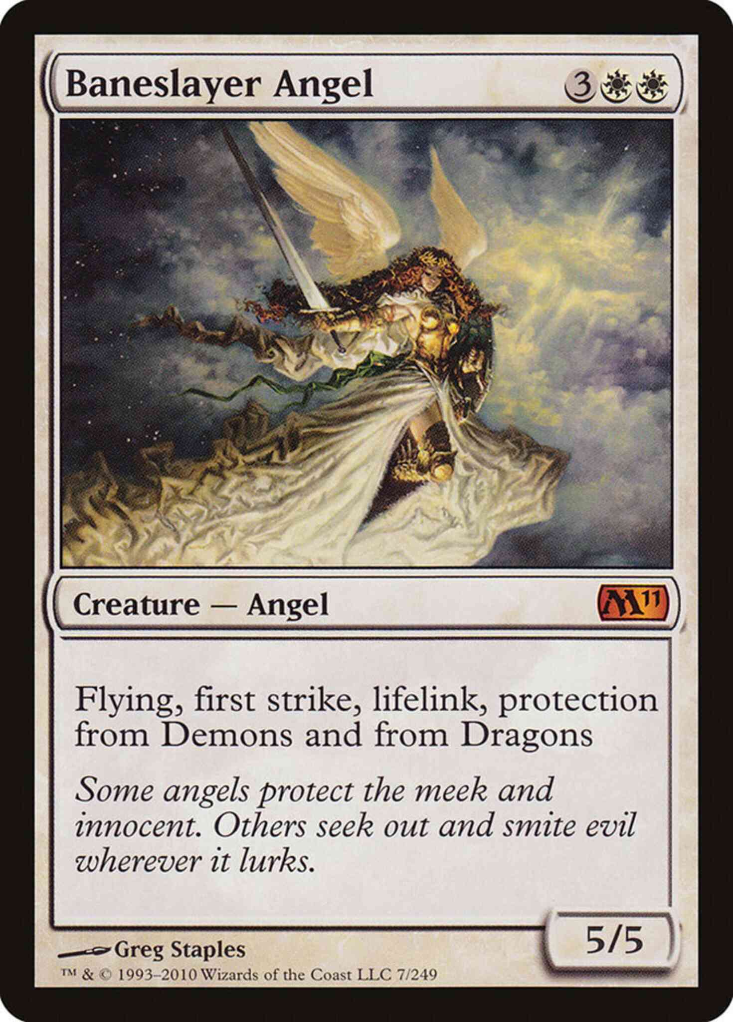 Baneslayer Angel [7] [Magic 2011] [Non-Foil]
