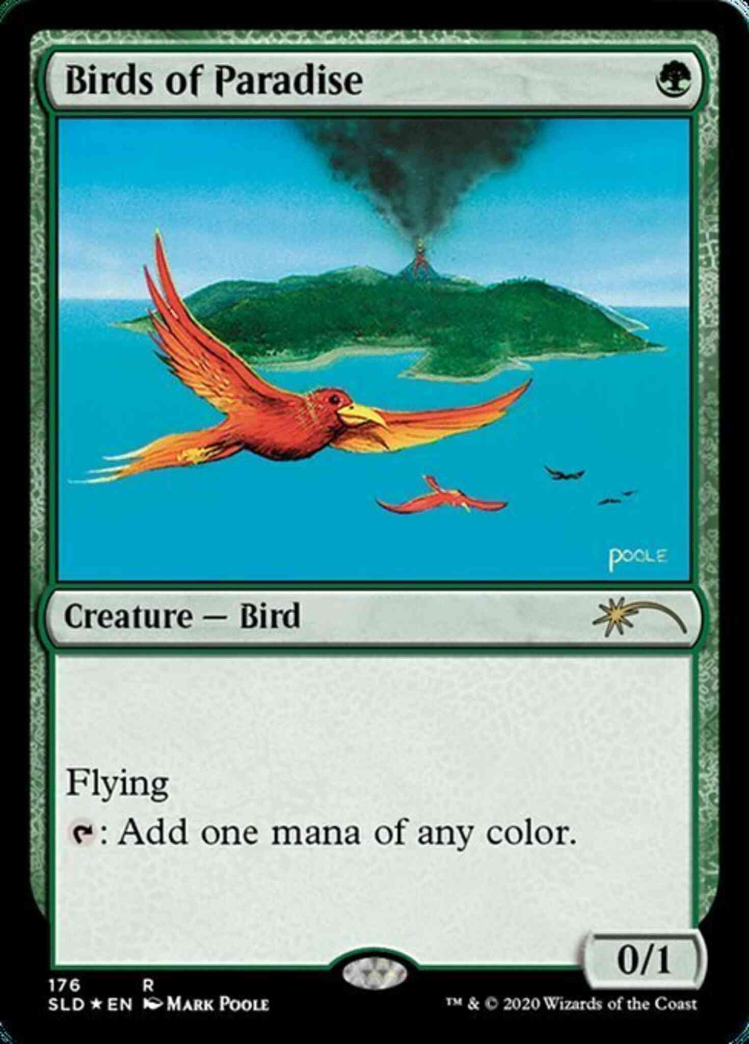 Birds of Paradise [0176] [Mark Poole] [Secret Lair Drop] [Non-Foil]