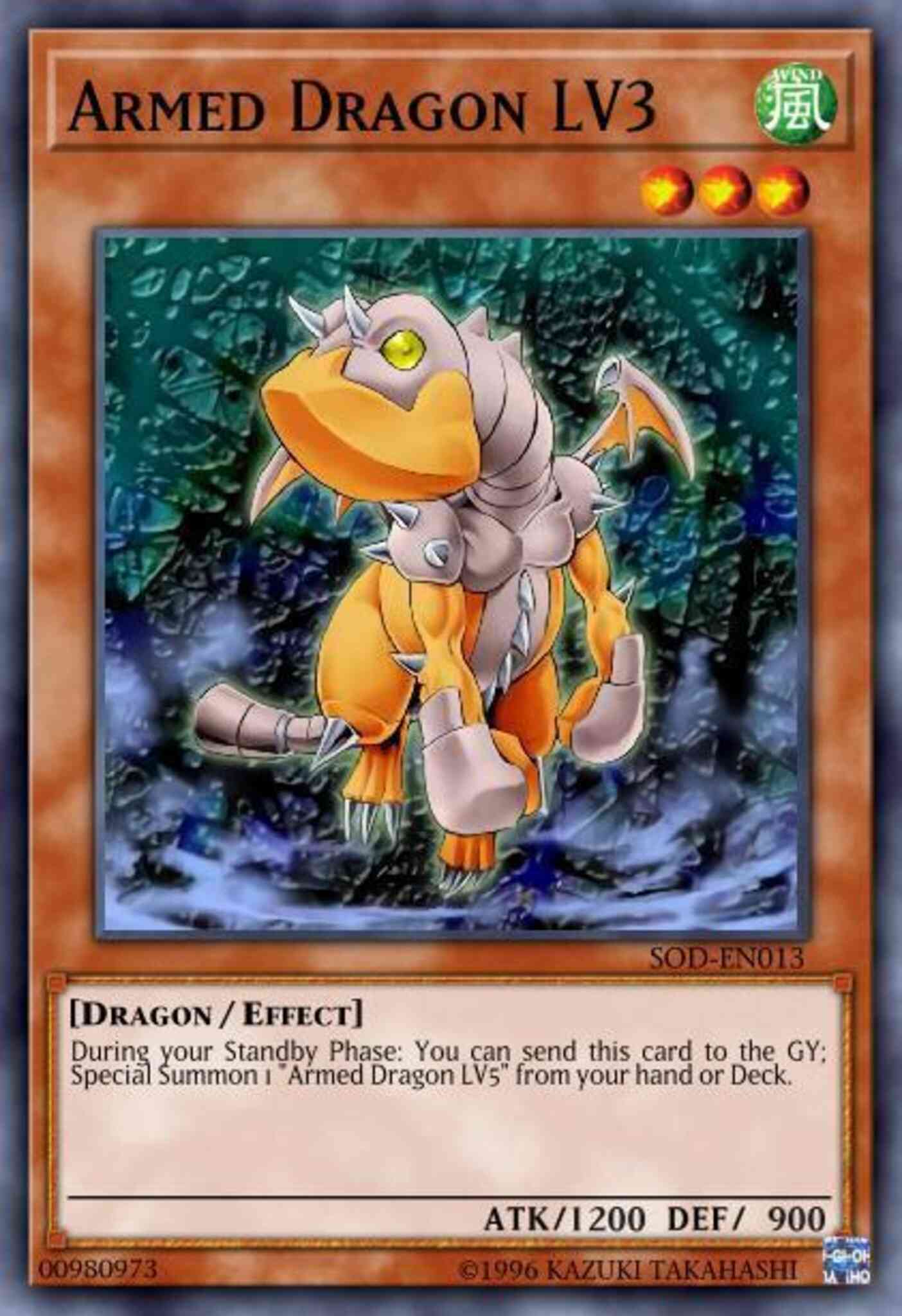 Armed Dragon LV3 - SDDL-EN018 - Common - Unlimited
