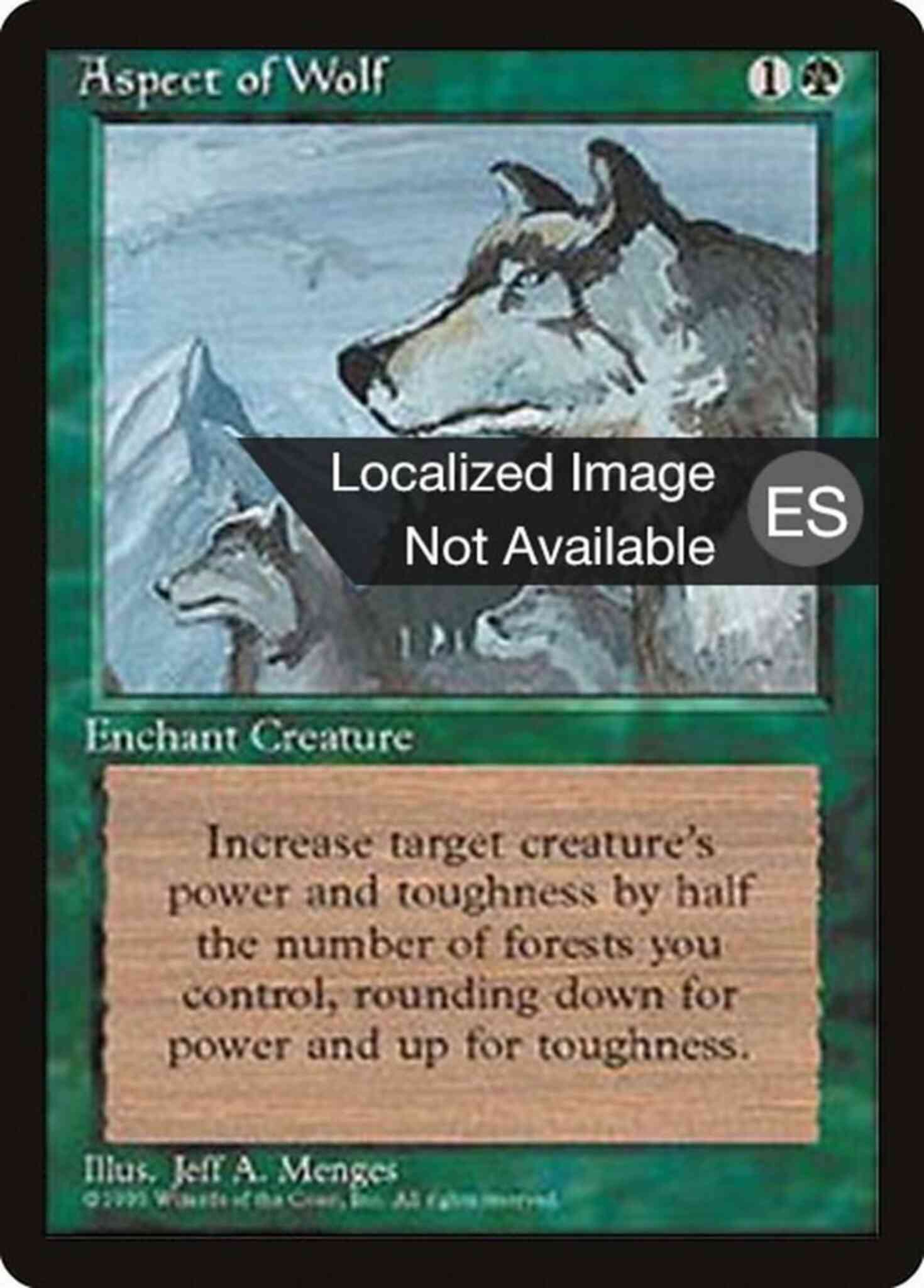 Aspect of Wolf - Spanish [233] [Fourth Edition Black Border: Spanish] [Non-Foil]