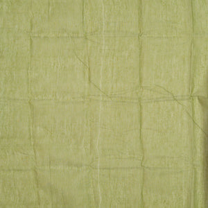 Cardamom Green Bengal Cotton Saree With Coin Motifs