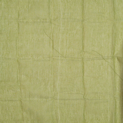 Cardamom Green Bengal Cotton Saree With Coin Motifs