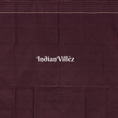 Maroon Odisha Handloom Sambalpuri Silk Saree