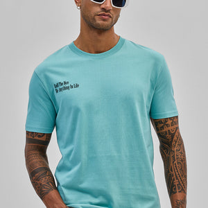 Roll The Dice Turquoise Slim Fit T-Shirt
