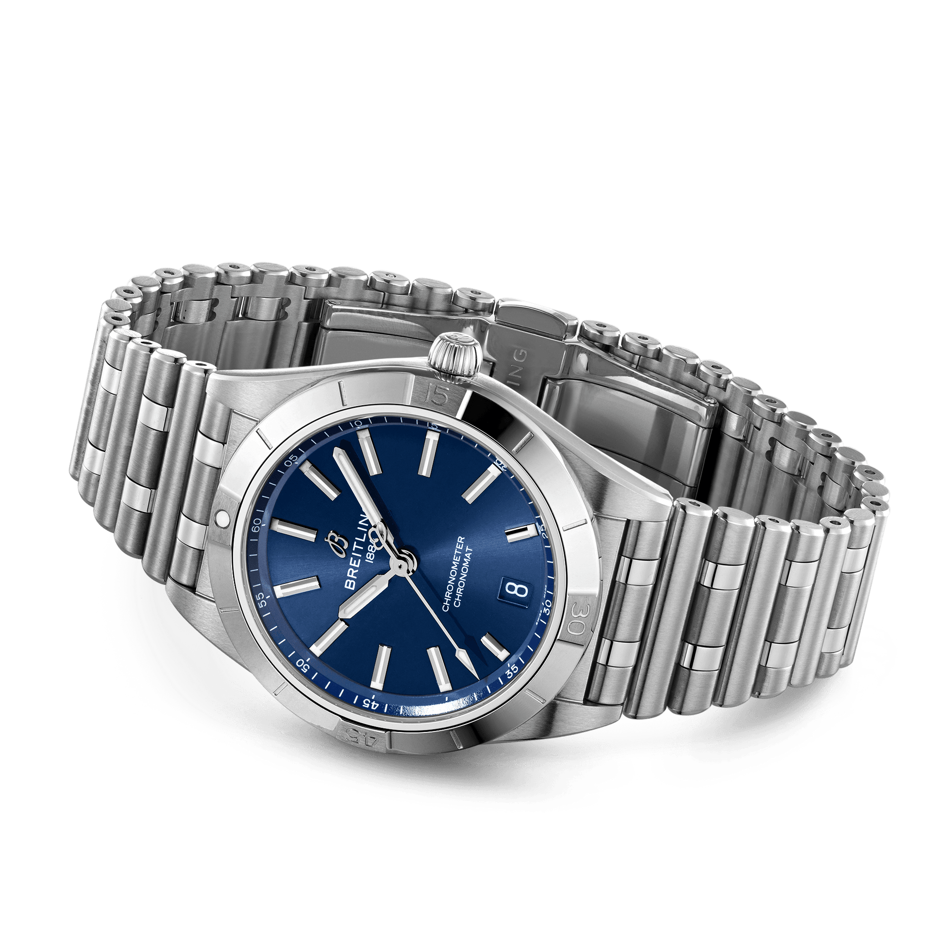 Breitling Chronomat Blue Dial Women 36mm