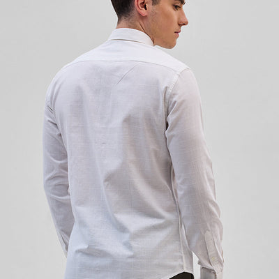 White Slim Fit Shirt