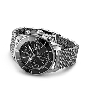 Breitling Superocean Heritage Chronograph 44 Black Black Dial Men 44mm