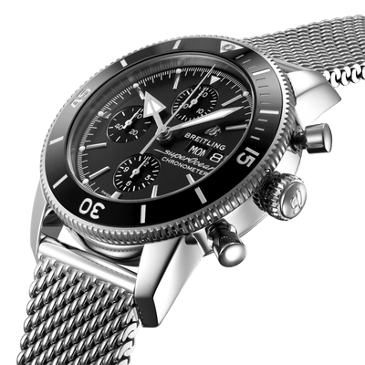 Breitling Superocean Heritage Chronograph 44 Black Black Dial Men 44mm
